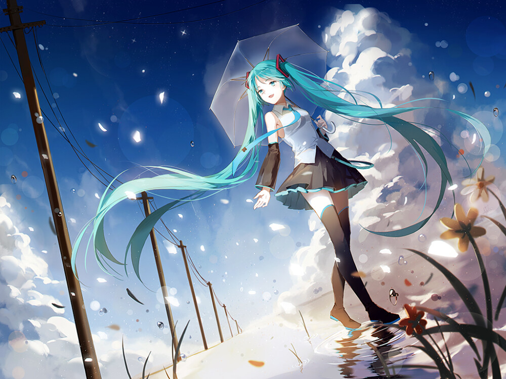 初音未来 绘师：AIKO 本作品pixiv id=60581749