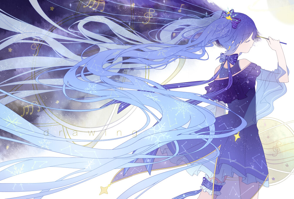 初音未来 绘师：团一 本作品pixiv id=64291132