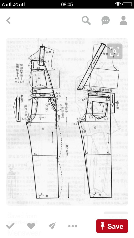 背带裤