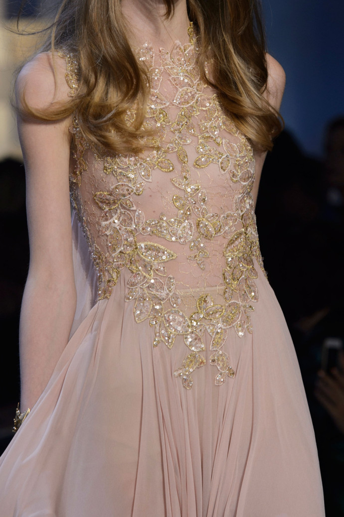 pinkElie Saab Fall 2015 Couture ​​​​