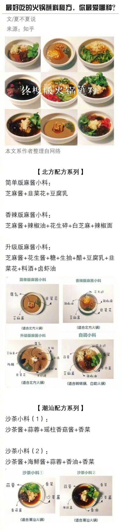 关于吃 火锅 酱料 料理 食谱菜谱