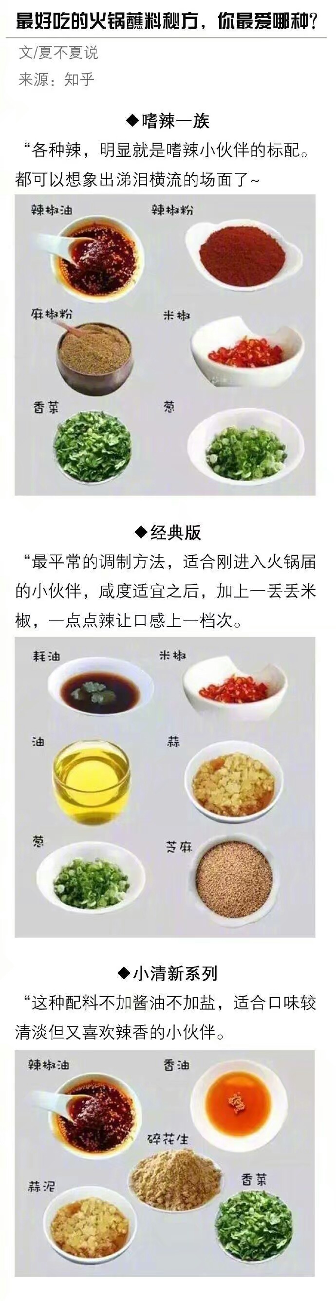 关于吃 火锅 酱料 料理 食谱菜谱