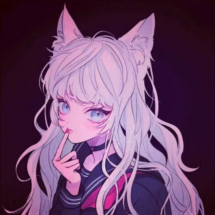 插画素描漫画动漫可爱二次元女头像