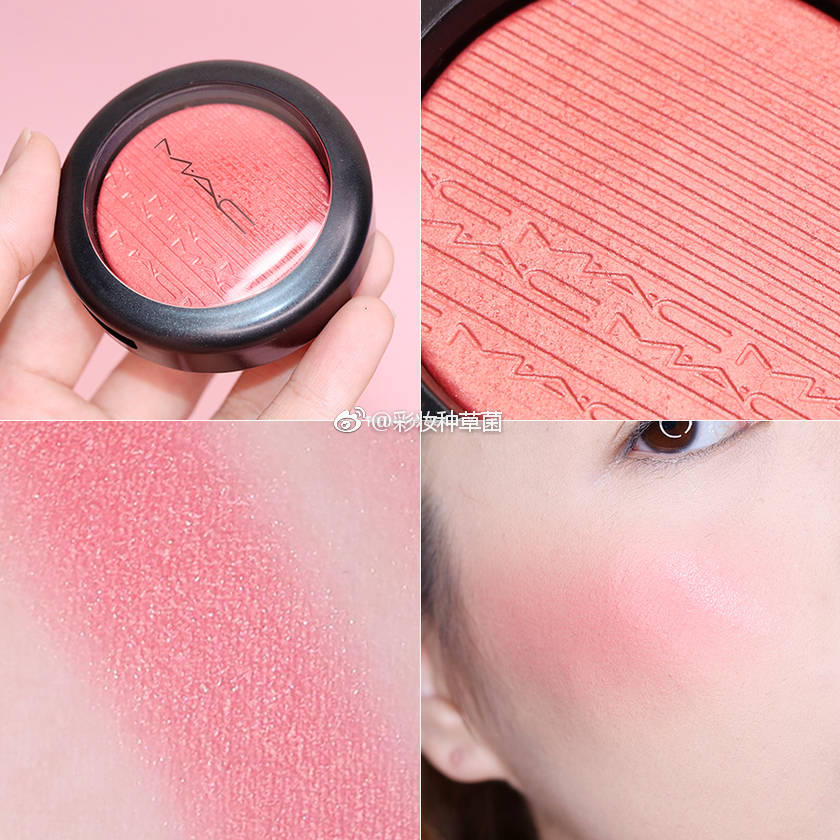 M.A.C
EXTRA DIMENSION BLUSH
色号#CHEEKY BITS试色分享 太美了吧 ​​​