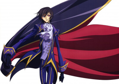 Tags: Anime, Kimura Takahiro, Sunrise (Studio), CODE GEASS: Hangyaku no Lelouch, Lelouch Lamperouge, Scan, Official Art