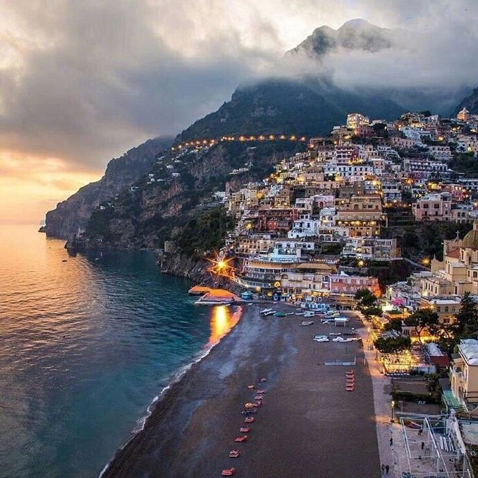 风景如画的意大利小镇Positano ​​​ ​​​​