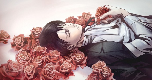 Tags: Anime, Pixiv Id 2352996, Shingeki no Kyojin, Levi, Pixiv, Fanart, Fanart From Pixiv, Facebook Cover