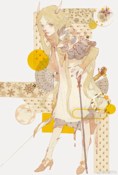 〖凉糕〗@之隐TEA 水彩 唯美