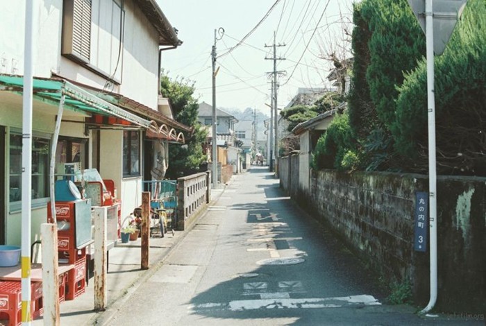 日本小镇唯美风光图片