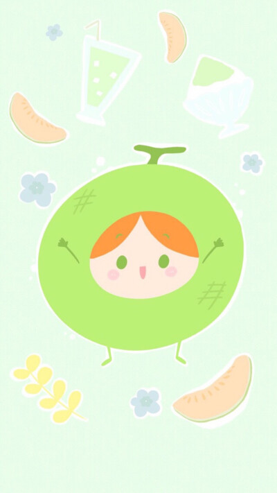 炫彩水果壁纸-甜甜哈密瓜