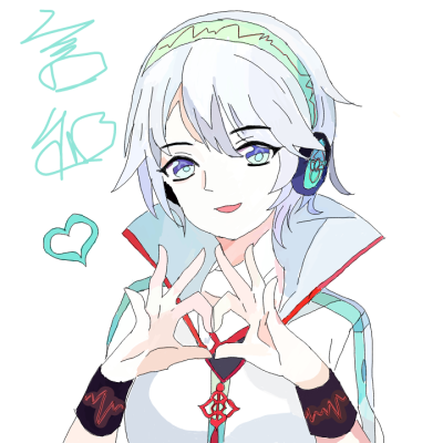 言和小天使，比心哦