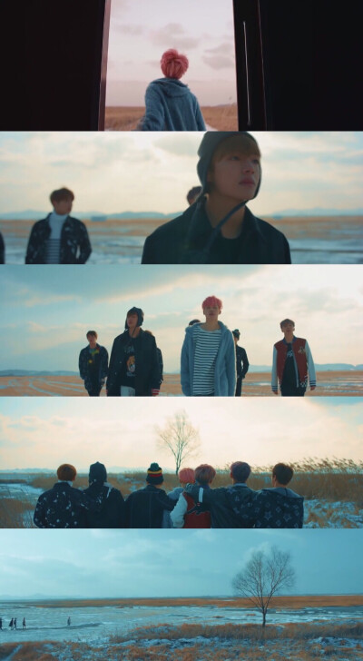 防弹少年团 BTS spring day 春日 自截图 