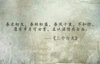 两两情话