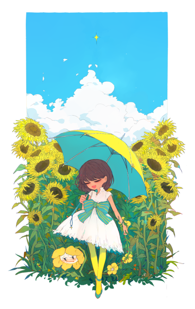 Undertale——Frisk&Flowey