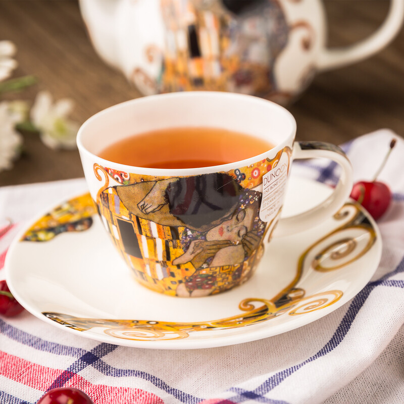 英国进口丹侬Dunoon油画系列高档骨瓷茶杯咖啡杯带碟骨瓷水杯茶具