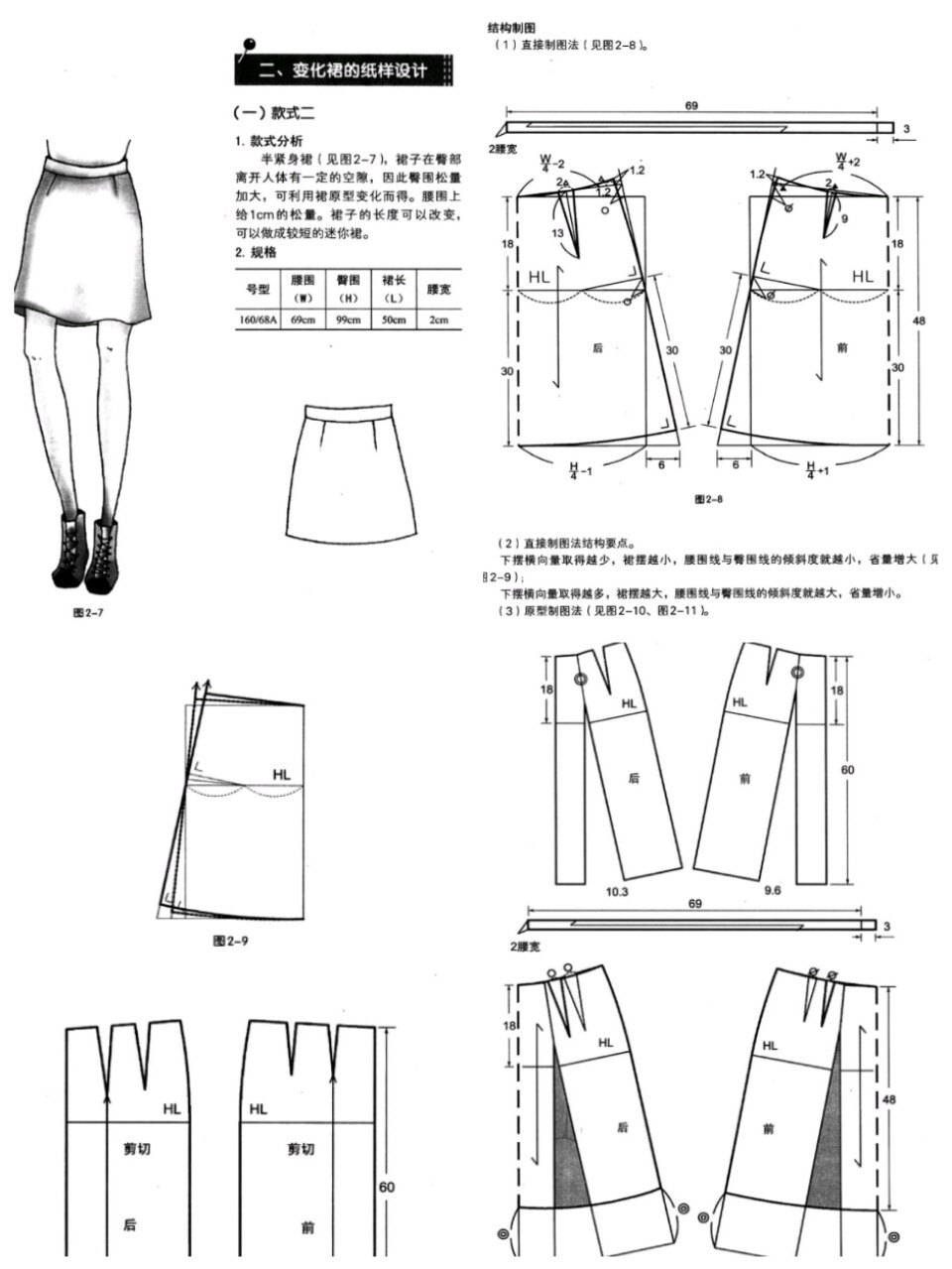 半紧身裙