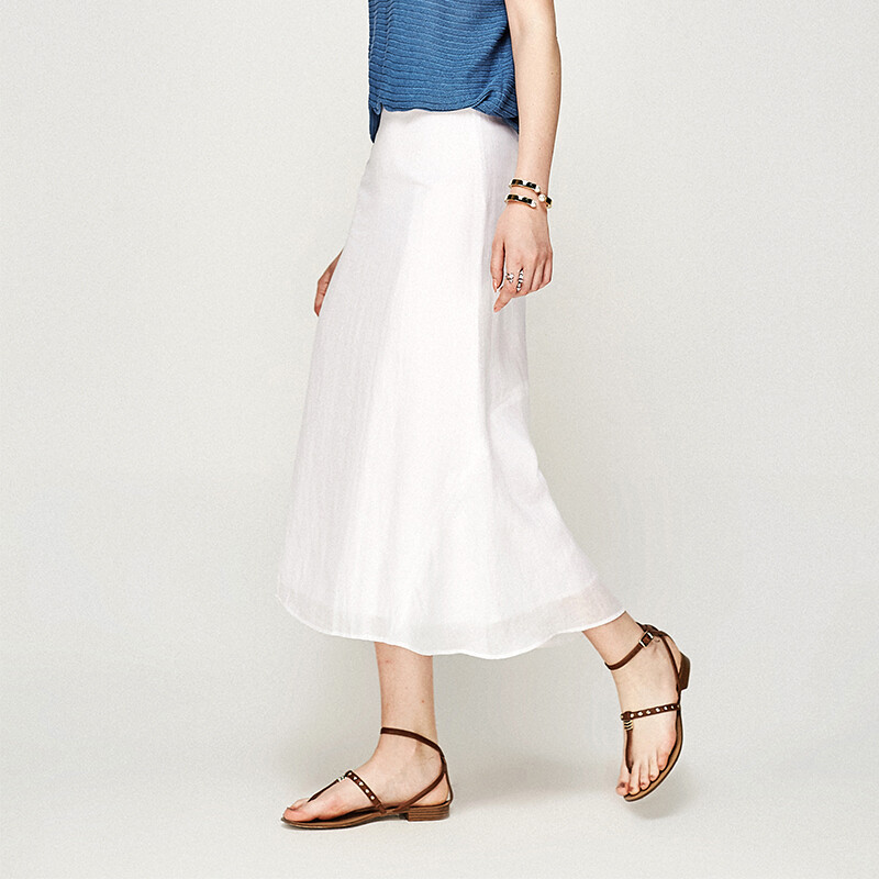 Dimple Hsu 就爱高级&rdquo;麻&ldquo; 高品风 亚麻长裙 W10143