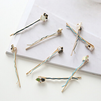 实物太美~海外门店版~48美元 Anthro家精致复古发夹 发饰 刘 海夹