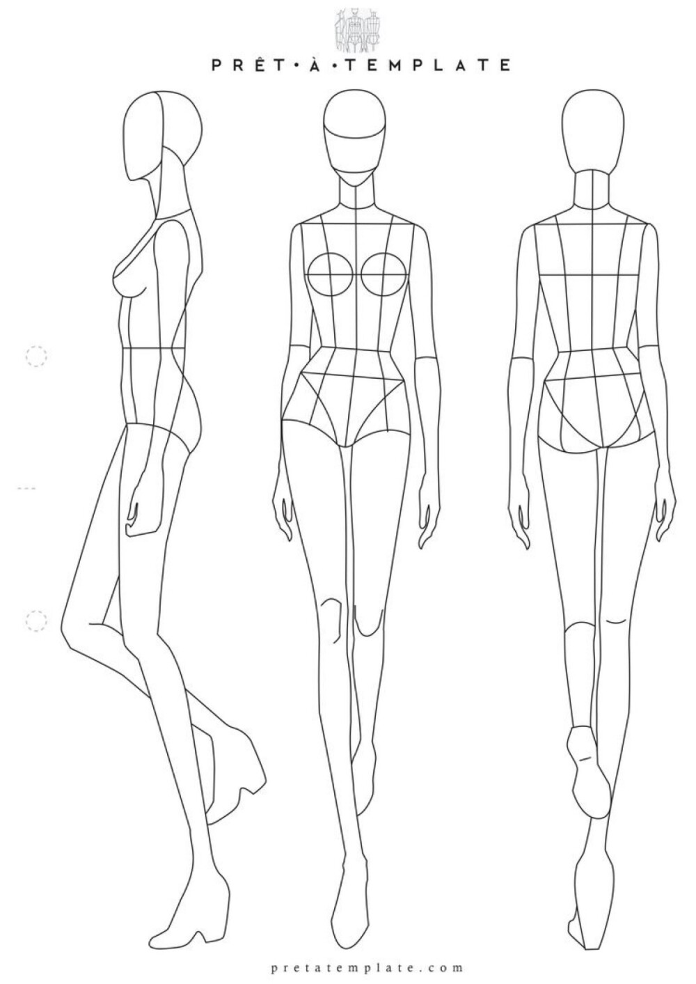 人体模型画画线稿图片