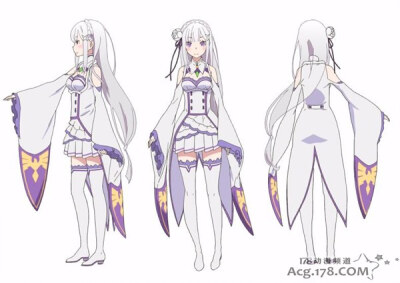 从零开始的异世界生活 艾米莉亚人设图
