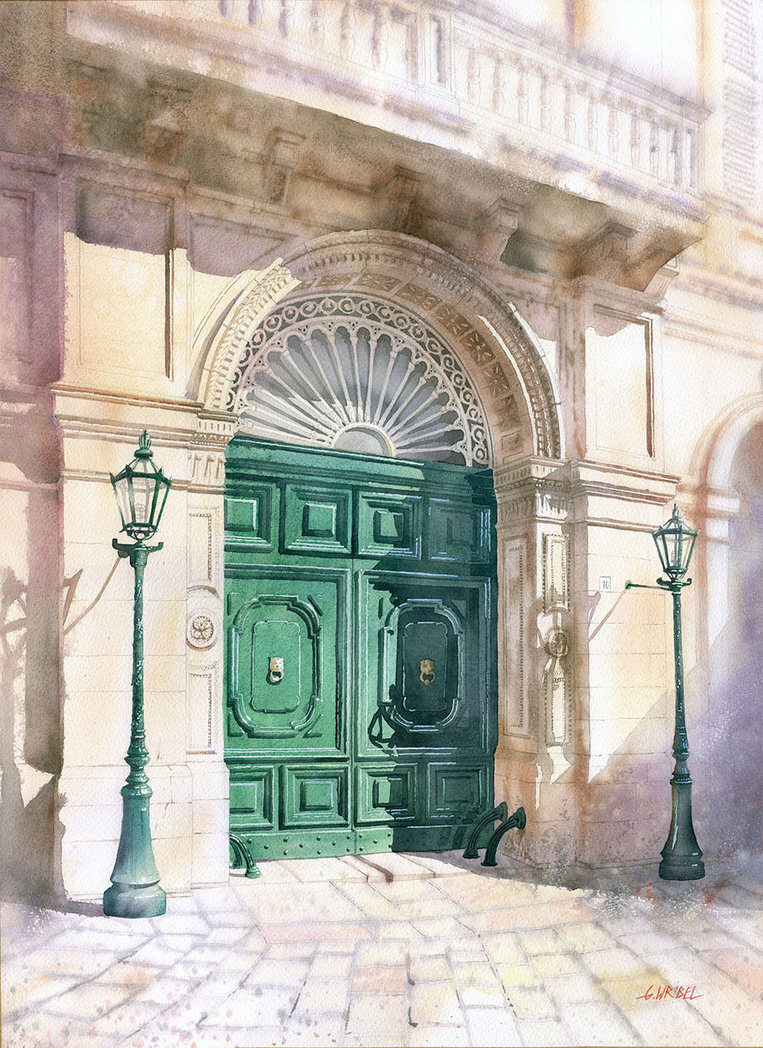 Emerald door by GreeGW