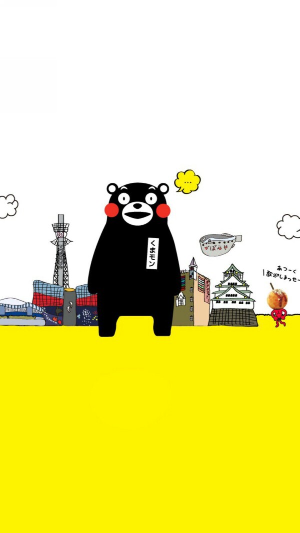 熊本熊 くまモン Kumamon 日系 壁纸