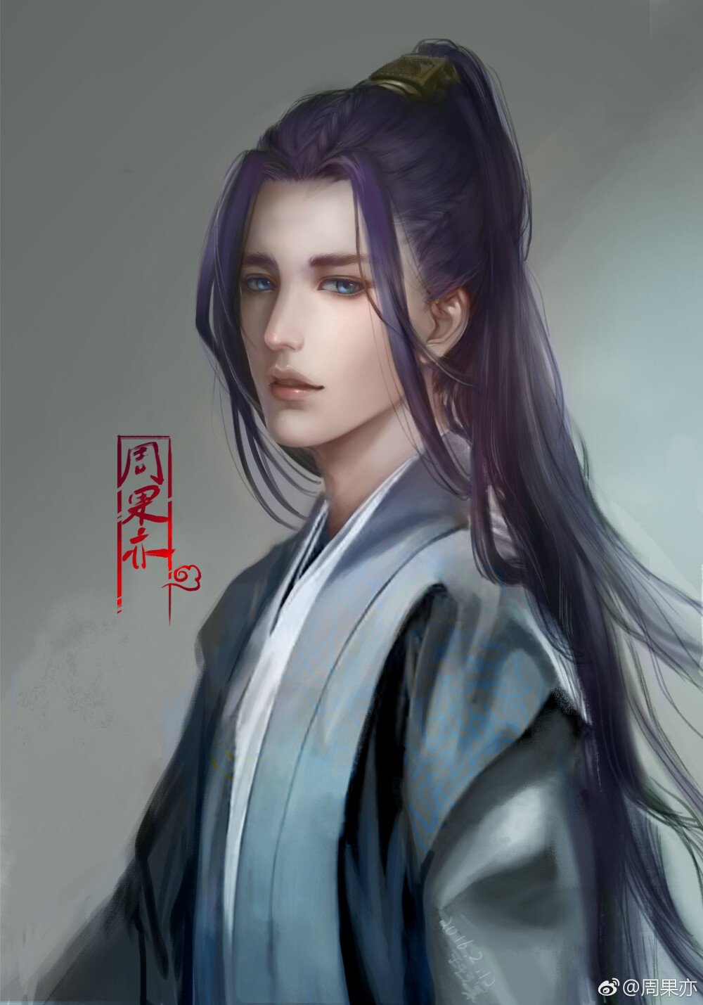 （古风美男） 绘师：周果亦
