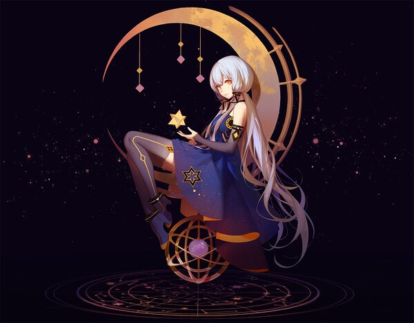 动漫 壁纸 头像 唯美 少女 梦幻 唯美 插画 套图【侵权致歉】星尘