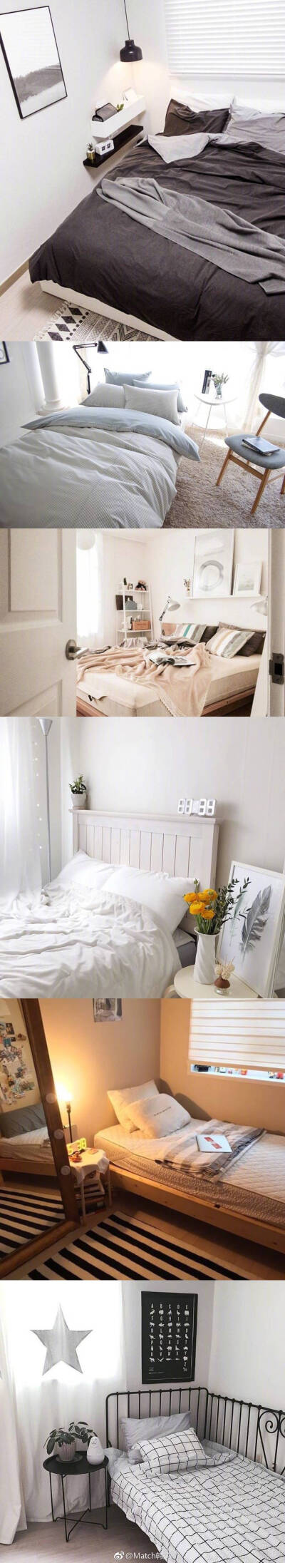 卧室 室内设计 北欧 图源水印