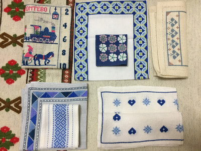 北欧刺绣 vintage瑞典古董刺绣 餐垫 桌布