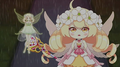 小花仙第三季 雪城爱（小爱）再次变身和白色山荷叶精灵梵音 自截