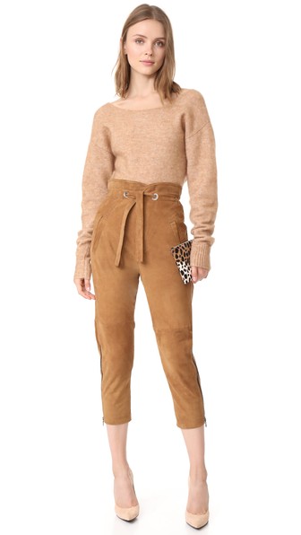 Marissa Webb Maxwell Suede Pants