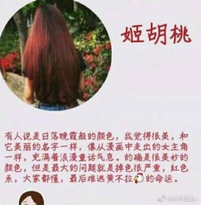 染发发色，姬胡桃