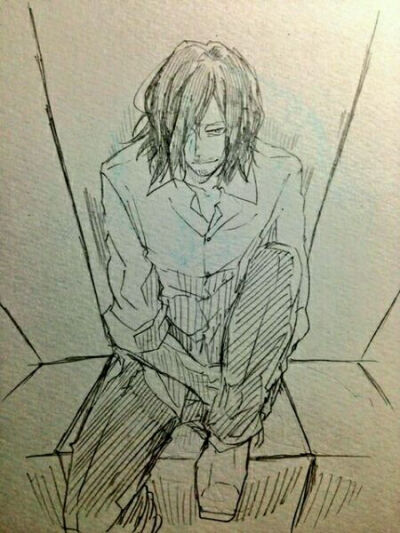 我的英雄学院 mha 相泽消太 相泽老师 手绘