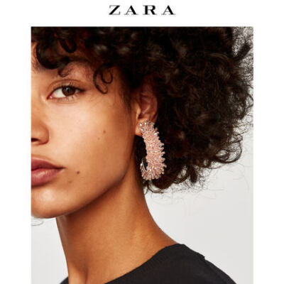 ZARA 新品 女装 串珠装饰耳环 01856210622