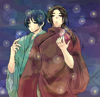 王耀 本田菊 极东组 黑塔利亚 图转侵删