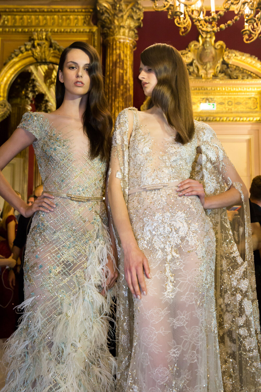 Backstage at #Ziad Nakad# Couture Fall 2016 Fashion Show 