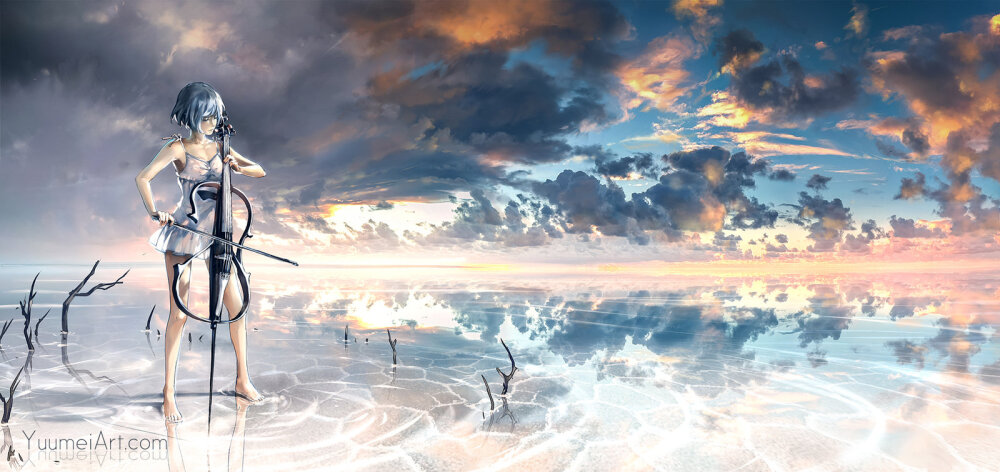 Infinite Melody 绘师：Yuu 本作品pixiv id= 64463656