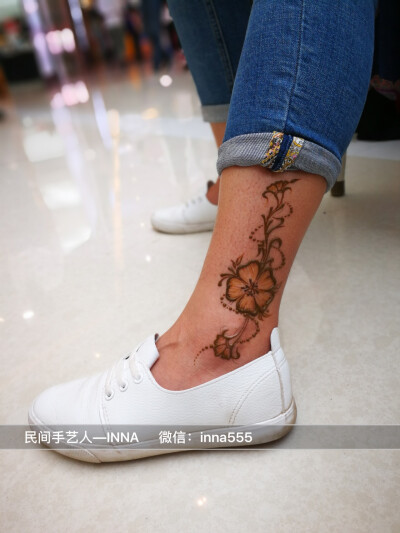 海娜手绘 印度海娜 henna 汉娜 曼海蒂