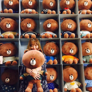 布朗熊公仔可妮兔抱抱熊毛绒玩具玩偶娃娃生日七夕情人节礼物女生