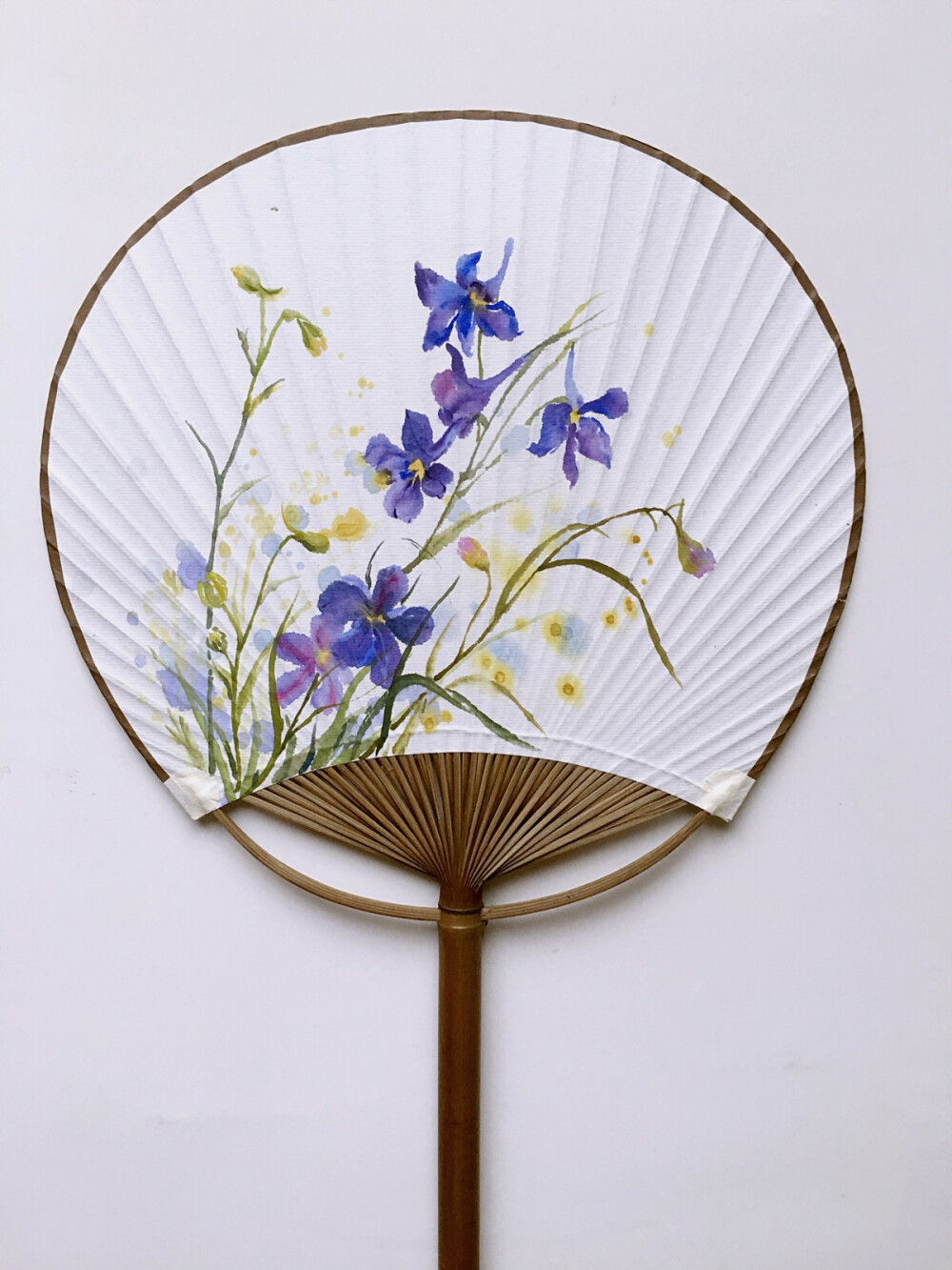 最近太忙只有偶尔画把扇子了