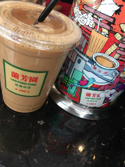 喝了心跳好快的奶茶兰芳园