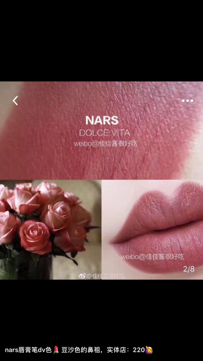 NARS唇膏笔dv色 220/支