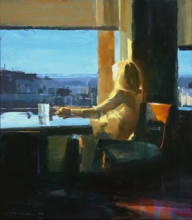 #自学美术资料集#美国画家 Ben Aronson