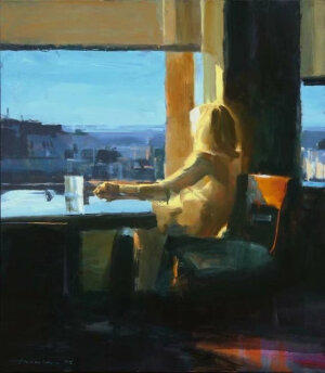 #自学美术资料集#美国画家 Ben Aronson