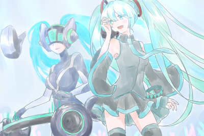 LOL 琴女 DJ 初音未来 【P站画师:HD】