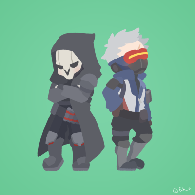 REAPER SOLDIER76 死神 士兵76