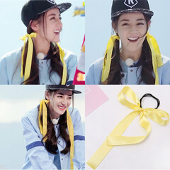 迪丽热巴同款发饰超仙缎带蝴蝶结长飘带丝带发绳头饰发带头绳发圈