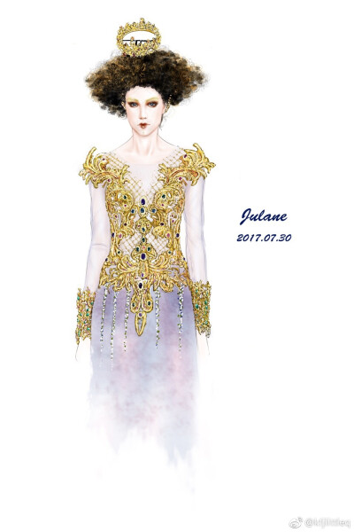 @丁香—NINA,时尚设计插画