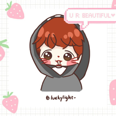 伯贤q版漫画 exo